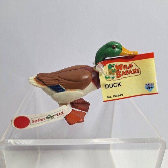 Safari Ltd Other - Wild Safari Duck Figure Ltd #2332 Vintage 1998 With Tags Cake Topper
